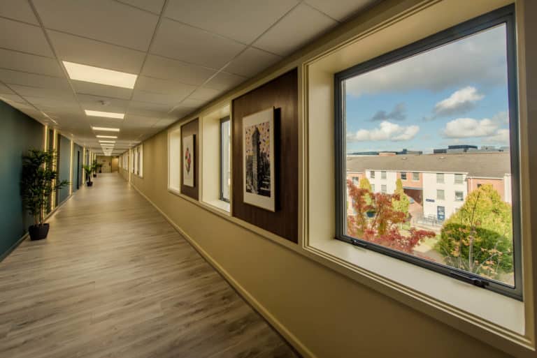 Vistor Rooms Hallway