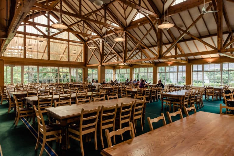 Main dining room in Senior House DCU Rooms All Hallows Campus