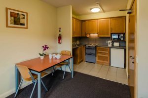 DCU Rooms Glasnevin Campus apartment with kitchen and dining area