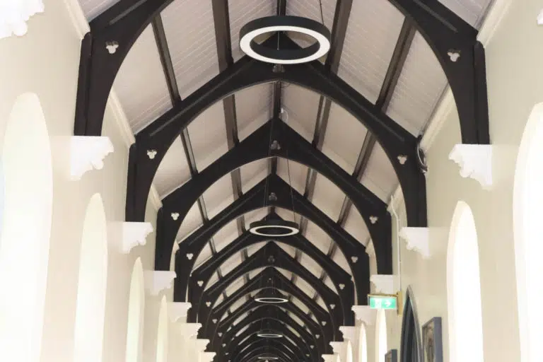 Ceiling features at DCU Rooms DUblin