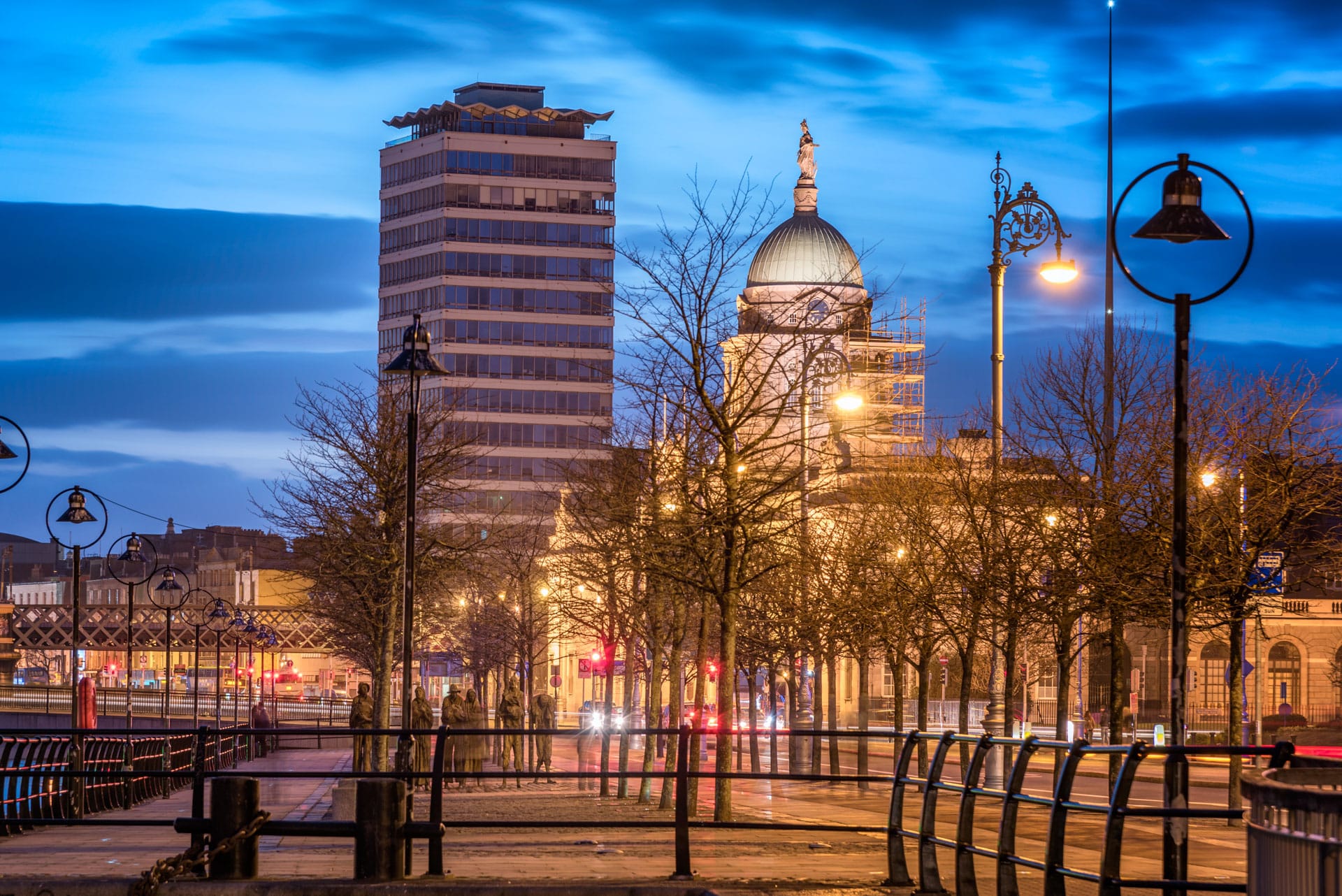 Dublin City Centre In Autumn